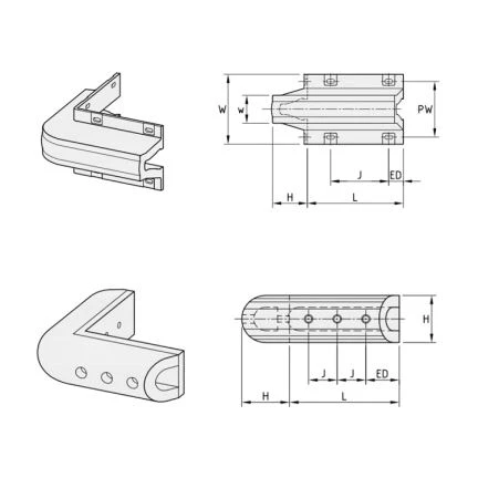 Coner Arch / D Type / Fenders cilindrici pentru docuri de acostare
